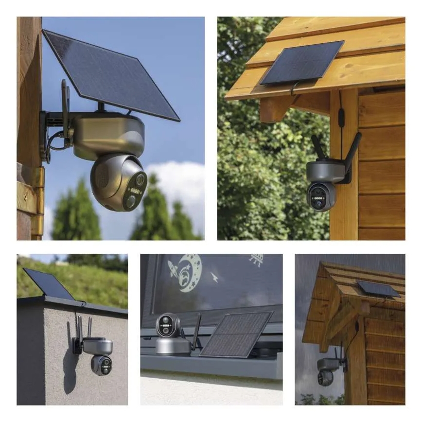 Slimme zonnecamera met een sensor GoSmart 4G/LTE 10400mAh 5V IP65 Tuya