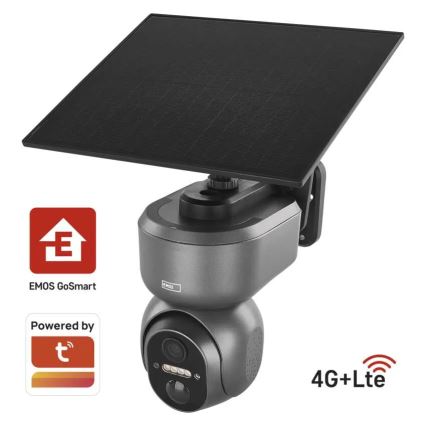 Slimme zonnecamera met GoSmart-sensor, 4G/LTE, 10400 mAh, 5V, IP65, Tuya