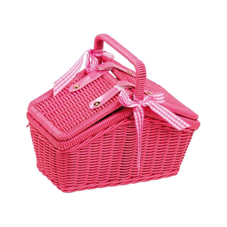Small Foot - Picknickmand met servies roze