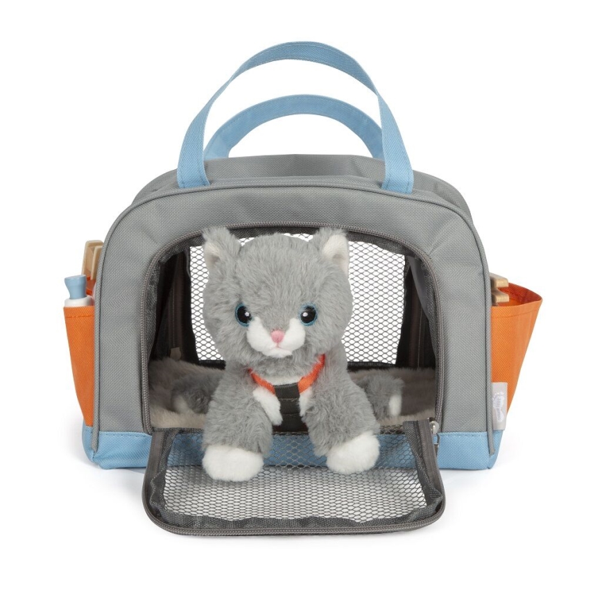 Small Foot - Pluche kat met verzorgingsset
