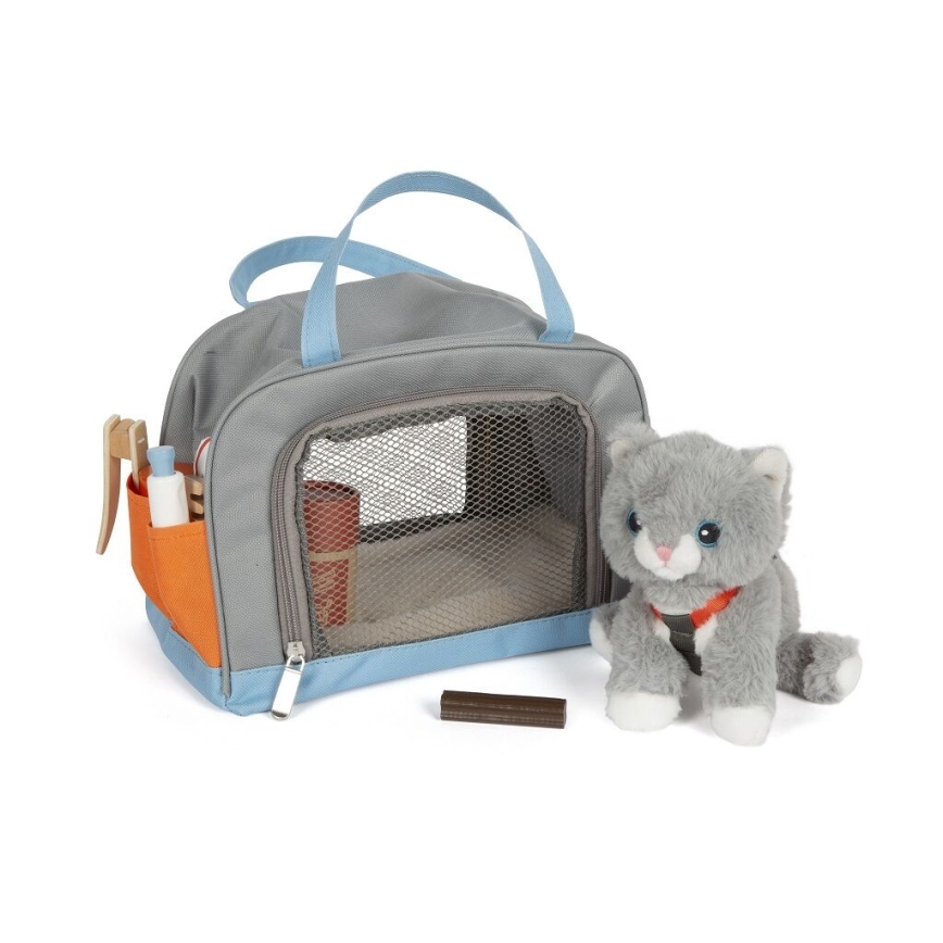 Small Foot - Pluche kat met verzorgingsset