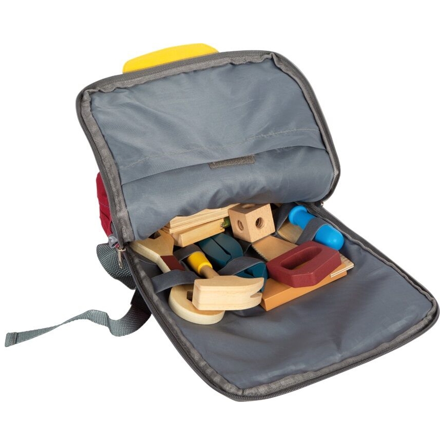 Small Foot - Rugzak met gereedschap Workshop