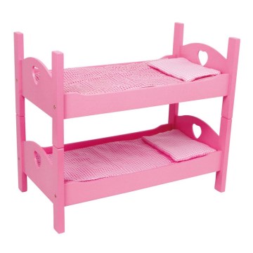 Small Foot - Stapelbed voor poppen roze