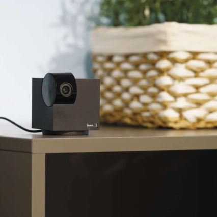 Smart binnen swivel camera met bewegingssensor GoSmart 5V Wi-Fi Tuya zwart