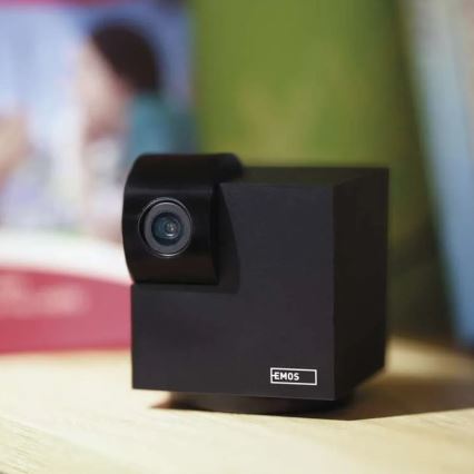 Smart binnen swivel camera met bewegingssensor GoSmart 5V Wi-Fi Tuya zwart