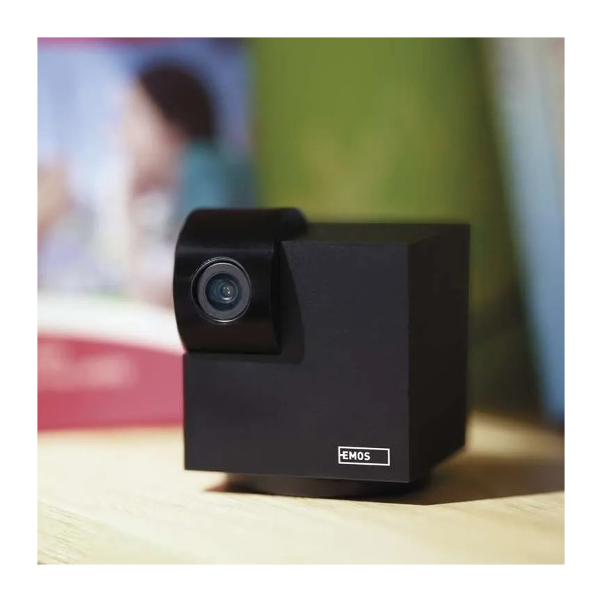 Smart binnen swivel camera met bewegingssensor GoSmart 5V Wi-Fi Tuya zwart