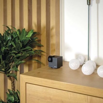 Smart binnen swivel camera met bewegingssensor GoSmart 5V Wi-Fi Tuya zwart