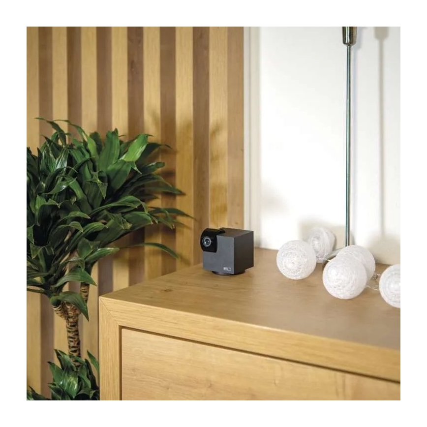 Smart binnen swivel camera met bewegingssensor GoSmart 5V Wi-Fi Tuya zwart