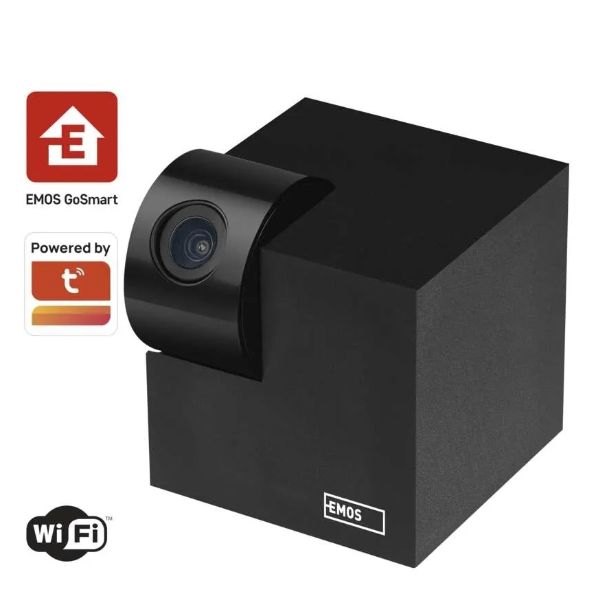 Smart binnen swivel camera met bewegingssensor GoSmart 5V Wi-Fi Tuya zwart