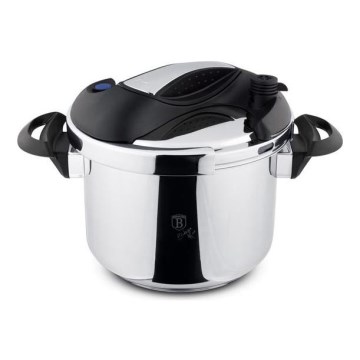 Snelkookpan TURBO 6 l roestvrij/zwart