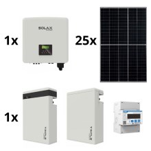Solar kit: SOLAX Power - 10kWp RISEN + 10kW SOLAX omzetter 3f + 11,6 kWh batterij