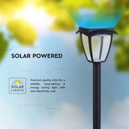 Solar LED Lamp LED/2W/230V 93 cm 3000/6000K IP65