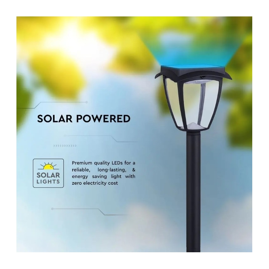 Solar LED Lamp LED/2W/230V 93 cm 3000/6000K IP65