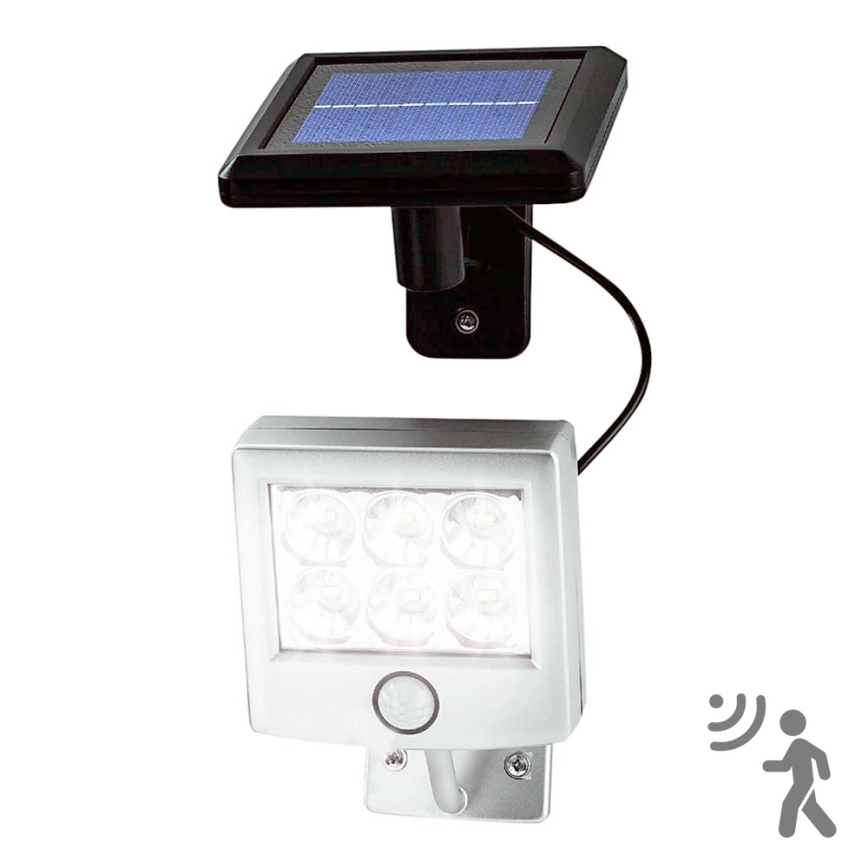 Solar LED Lamp met Bewegings- en Schemersensor / 3xAA IP44