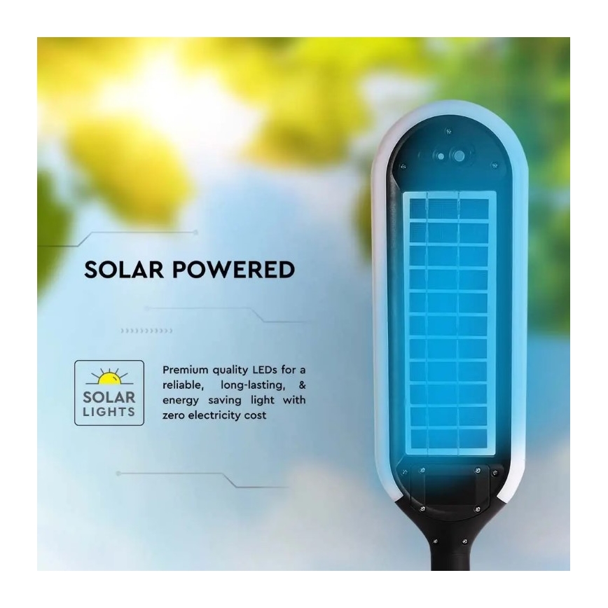 Solar LED Lamp met Sensor BOLLARD LED/5W/5,5V IP65 3000K