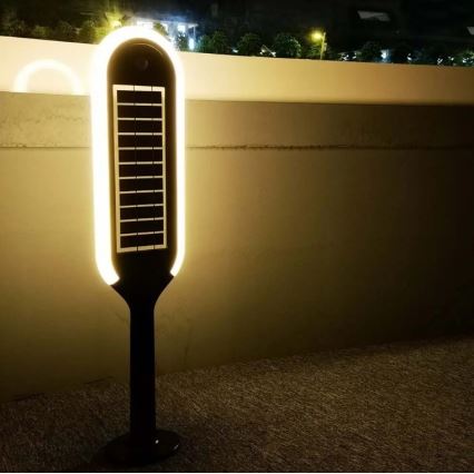 Solar LED Lamp met Sensor BOLLARD LED/5W/5,5V IP65 4000K