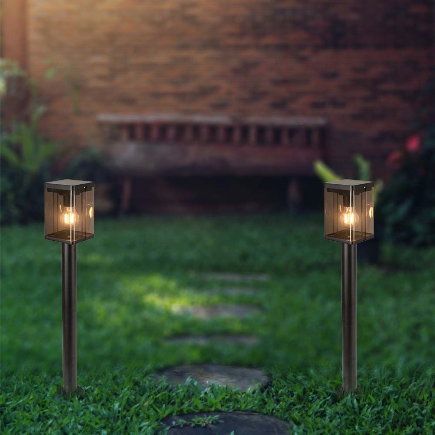 Solar LED lamp met sensor voor buiten LED/2,5W/3,7V 3000K IP54 zwart