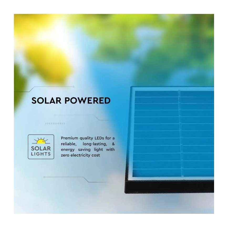 Solar LED Lamp SPIKE LED/2W/5,5V IP65 4000K