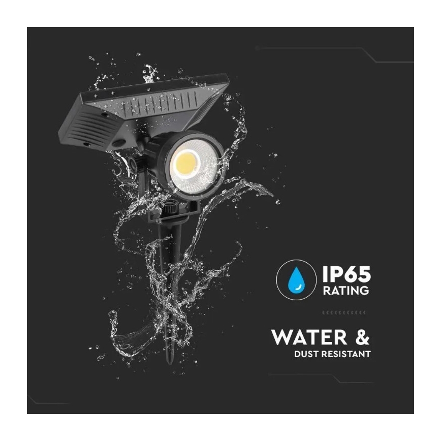 Solar LED Lamp SPIKE LED/2W/5,5V IP65 4000K
