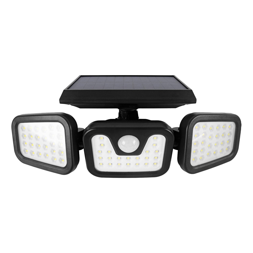 Solar LED Schijnwerper met Sensor LED/1,5W/3,7V 6000K IP44 2400 mAh