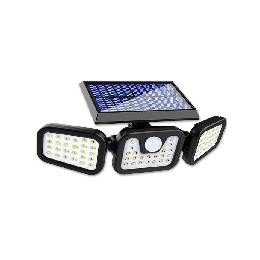 LED Flexibel zonne- Schijnwerper met sensor LED/15W/3,7V IP54 4500K