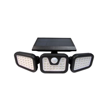 LED Flexibel zonne- Schijnwerper met sensor LED/15W/3,7V IP54 4500K