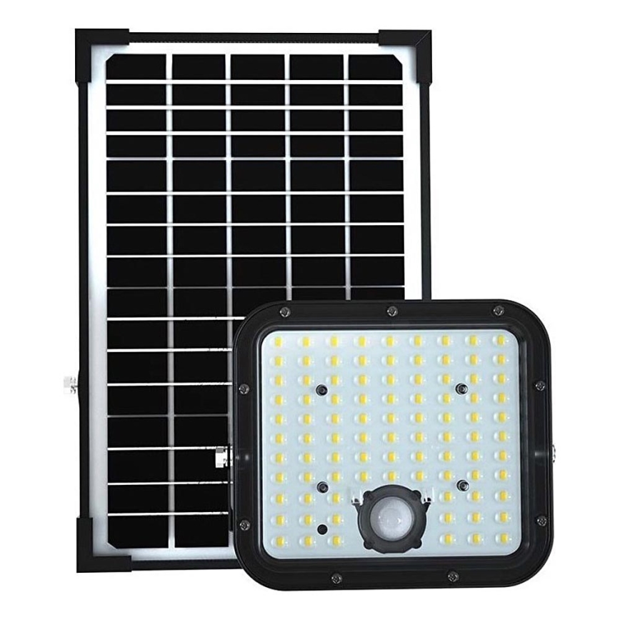 Solar LED Schijnwerper met Sensor LED/30W/6,4V 4000K + afstandsbediening