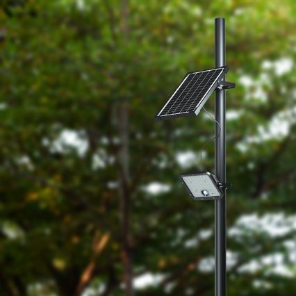 Solar LED Schijnwerper met Sensor LED/30W/6,4V 4000K + afstandsbediening