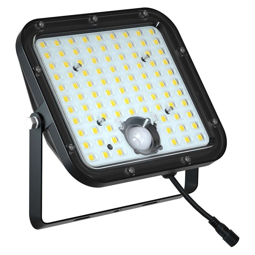 Solar LED Schijnwerper met Sensor LED/30W/6,4V 4000K + afstandsbediening