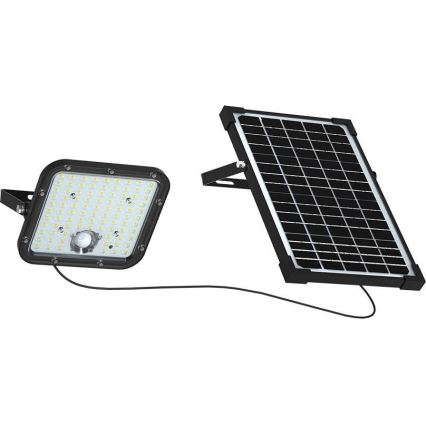 Solar LED Schijnwerper met Sensor LED/30W/6,4V 4000K + afstandsbediening