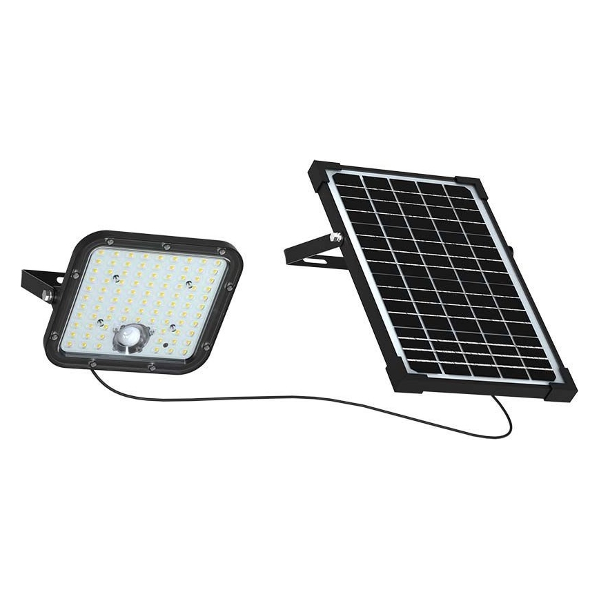 Solar LED Schijnwerper met Sensor LED/30W/6,4V 4000K + afstandsbediening