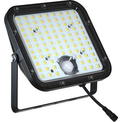 Solar LED Schijnwerper met Sensor LED/30W/6,4V 6400K + afstandsbediening