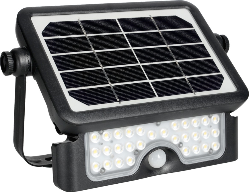Solar LED Schijnwerper met Sensor LED/5W/3,7V 4000K IP65 3000 mAh