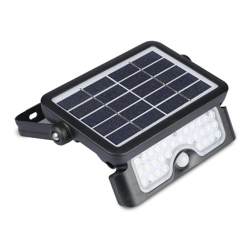 Solar LED Schijnwerper met Sensor LED/5W/3,7V IP65 4000K 3000 mAh