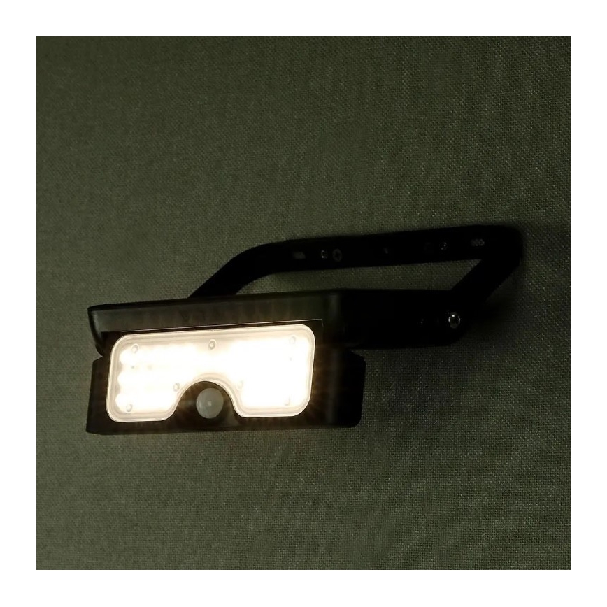 Solar LED Schijnwerper met Sensor LED/5W/3,7V IP65 4000K 3000 mAh