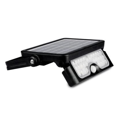 Solar LED Schijnwerper met Sensor LED/5W/3,7V IP65 4000K 3000 mAh