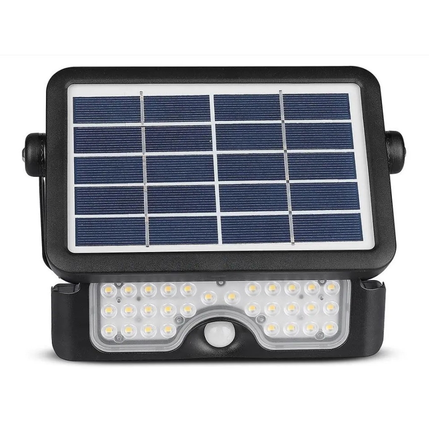 Solar LED Schijnwerper met Sensor LED/5W/3,7V IP65 4000K 3000 mAh
