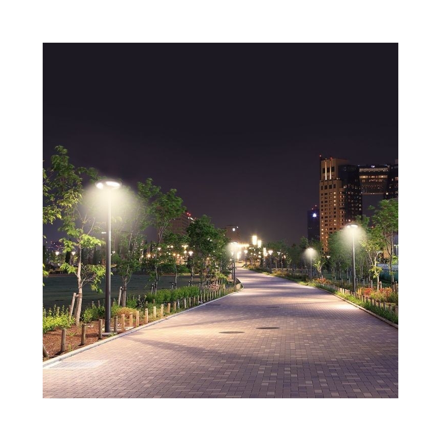 Solar LED Straatlamp met sensor LED/10W/3,2V IP65 4000K 15000 mAh + afstandsbediening