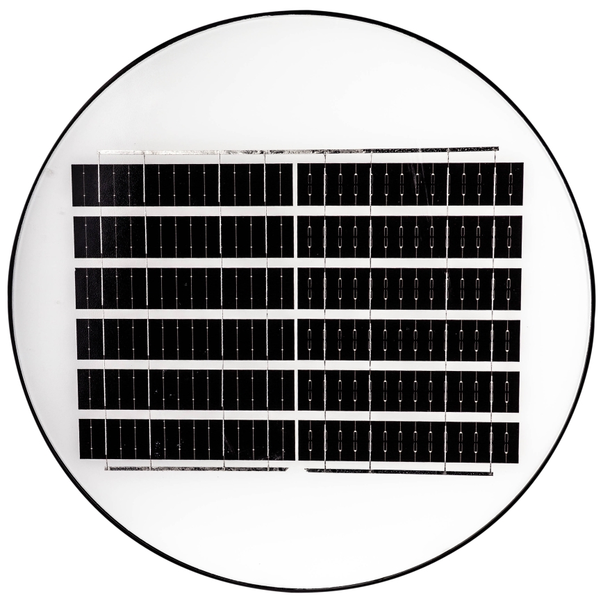 LED Dimbare zonne-straatlantaarn met sensor LED/15W/6V 11000 mAh 6500K IP65 zwart + afstandsbediening