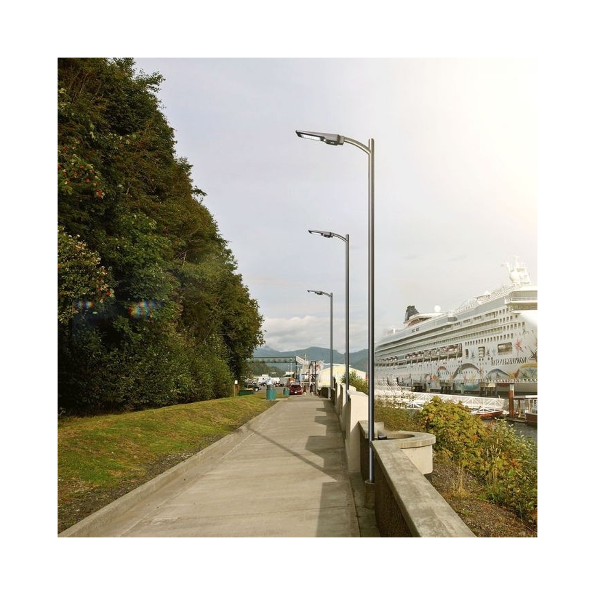 Solar LED Straatlamp met sensor LED/40W/9,6V IP65 6000K + afstandsbediening