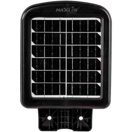 LED Dimbare zonne-straatlantaarn met sensor LED/60W/6V 5500 mAh 6500K IP65 zwart + afstandsbediening