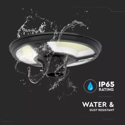 Solar LED Straatlamp met sensor LED/7,5W/3,2V IP65 4000K 15000 mAh + afstandsbediening