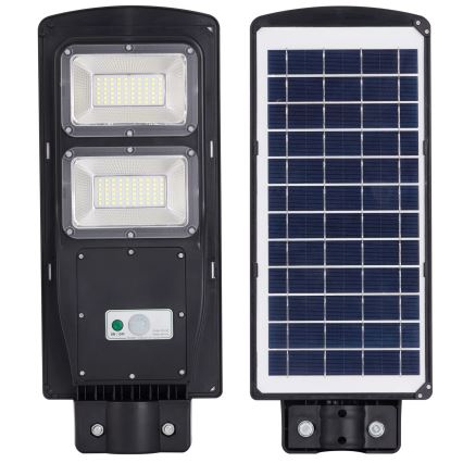 Solar LED Straatlamp met sensor STREET 2xLED/6W/3,2V 12000 mAh IP65 + afstandsbediening