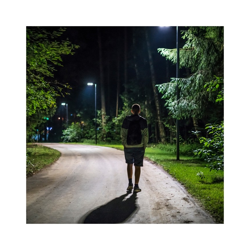 LED Dimbaar zonne- straat lamp met motion en dusk sensor URBI LED/8W/3,2V 6500K IP54 + afstandsbediening