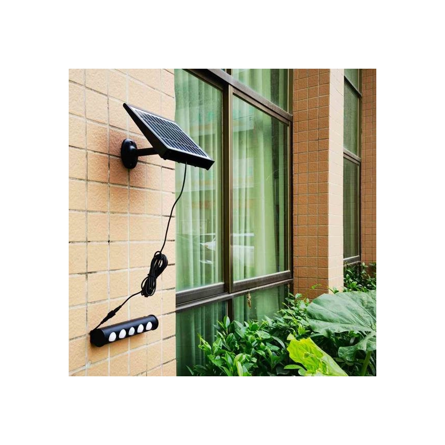 Solar LED Wandlamp met Sensor LED/8W/3,7V 4000 mAh 4000K IP65