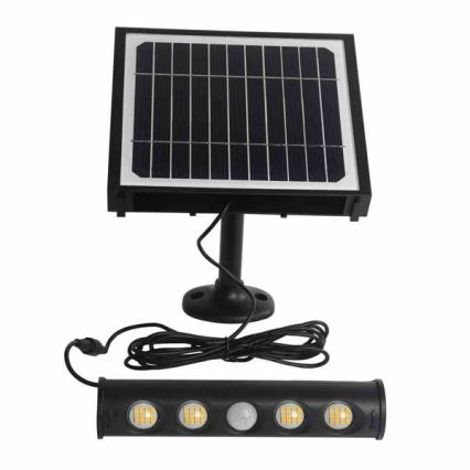 Solar LED Wandlamp met Sensor LED/8W/3,7V 4000 mAh 4000K IP65