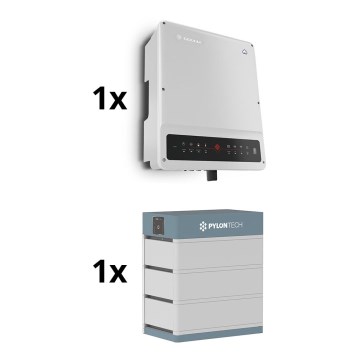 Solar set GOODWE -8kW GOODWE hybride omvormer 3f +10,65kWh batterij PYLONTECH
