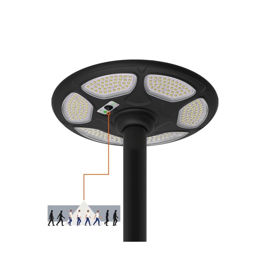 Solar straatlamp met LED en sensor SOLSUMI LED/25W/3,2V IP54 25000 mAh + afstandsbediening