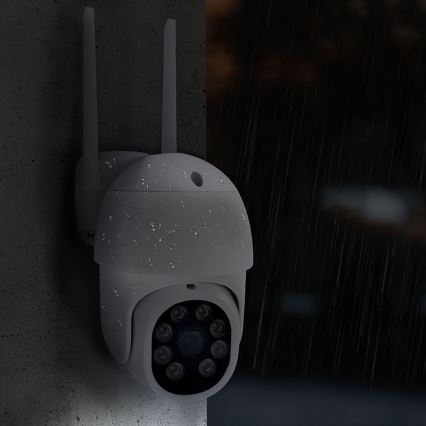 Slimme buitencamera met 2K 3MP-sensor, IP65, Wi-Fi en Tuya