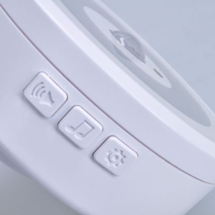Draadloze deurbel met stekker met LED-verlichting en motion sensor 230V IP55